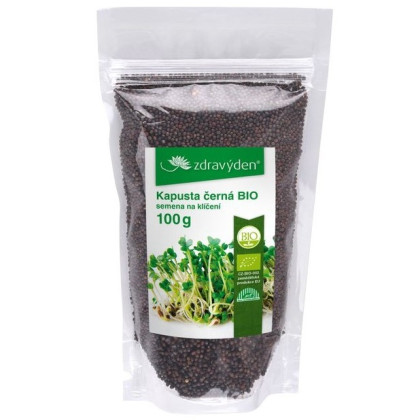 BIO Kel čierny - Brassica Oleracea - bio semená na klíčenie - 100 g