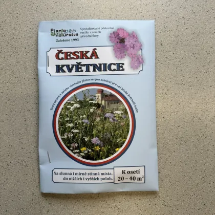 Kvetinová lúka Česká kvetnica - Planta Naturalis - osivo lúčnych kvetov - 40 g