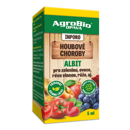 INPORO Albit hubové choroby - AgroBio - ochrana rastlín - 5 ml