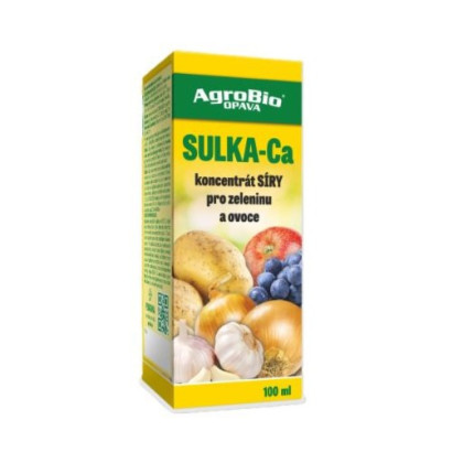 Sulka + Ca - koncentrát síry a vápnika - AgroBio - hnojivo - 100 ml