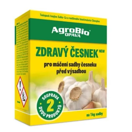 Zdravý cesnak NEW - súprava máčania sadiva - AgroBio - 10 g + 50 ml