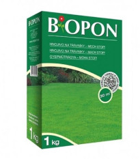 Hnojino na trávniky Mech Stop - BoPon - hnojivo na trávny porast - 1 kg