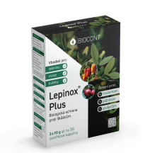 Lepinox Plus - bio prípravok proti húseniciam škodcov - Biocont - ochrana rastlín - 3 x 10 g