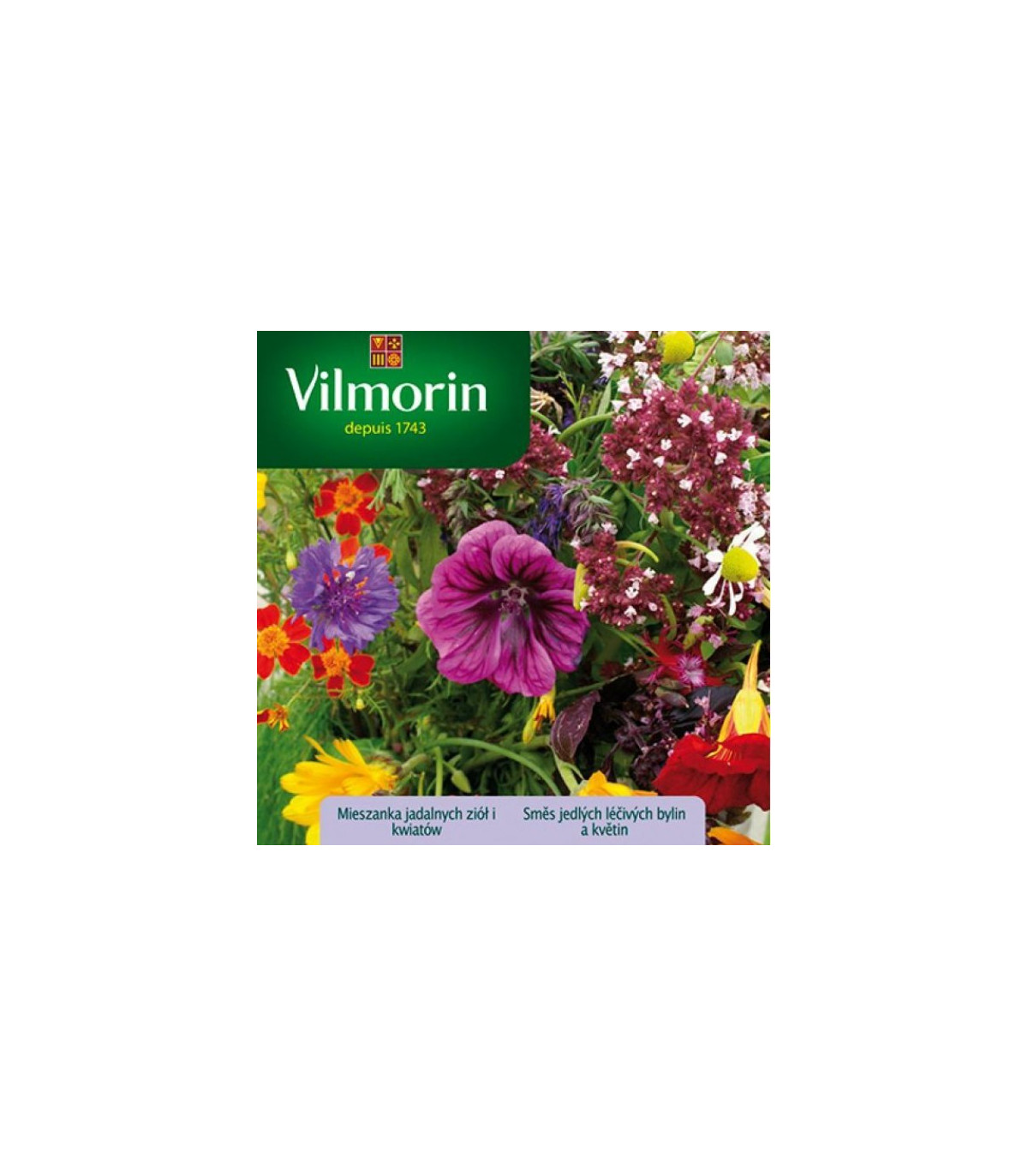 Vilmorin - Zmes jedlých liečivých bylín a kvetín - semená- 3 g