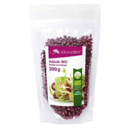 BIO Adzuki - Phaseolus angularis - bio semená na klíčenie - 200 g