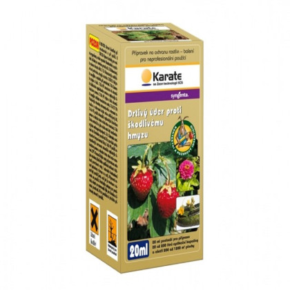 Karate - insekticíd proti škodlivému hmyzu - Syngenta - ochrana rastlín - 20 ml