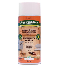 Bio Kremenitý prášok v spreji - AgroBio - ochrana pred hmyzom - 500 ml