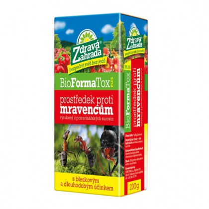 BioFormaTox plus - prípravok proti mravcom - Zdravá záhrada - ochrana rastlín - 200 g