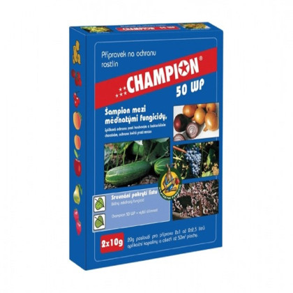 Champion - prípravok proti hubovým ochoreniam - Floraservis - ochrana rastlín - 2 x 10 g