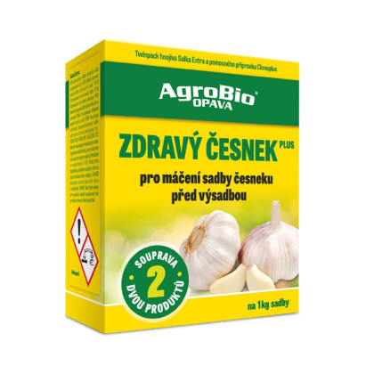 Zdravý cesnak PLUS - Máčanie sadív - AgroBio - 10 g + 50 ml
