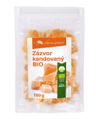 BIO zázvor kandizovaný - bio kvalita - 100 g