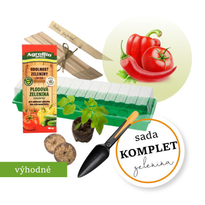 Pestovateľská sada komplet - pre paradajky a papriky - 1 ks